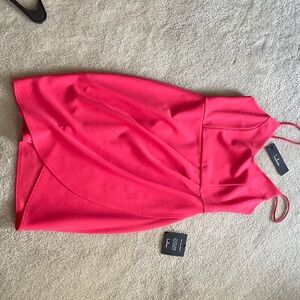Lulu's Vibrant Pink Mini Dress